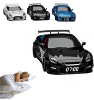 TurboGlow Sports Car Alarm Clock