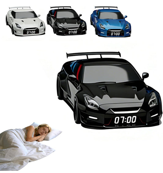 TurboGlow Sports Car Alarm Clock