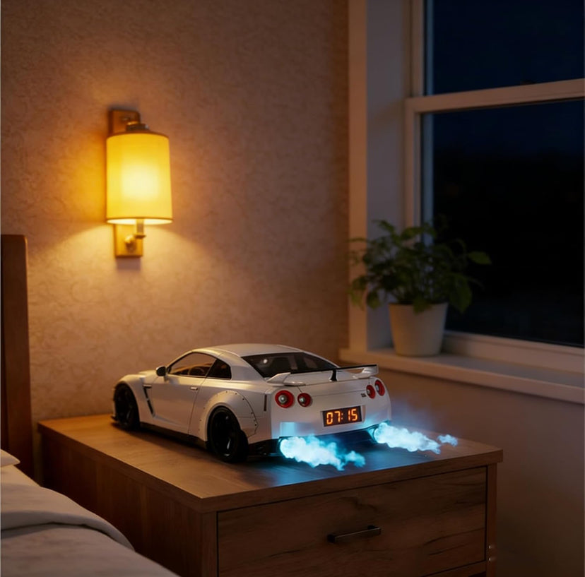 TurboGlow Sports Car Alarm Clock