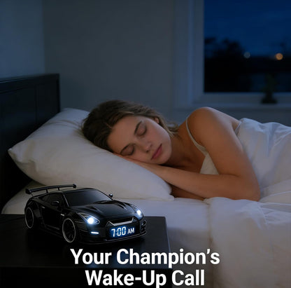 TurboGlow Sports Car Alarm Clock