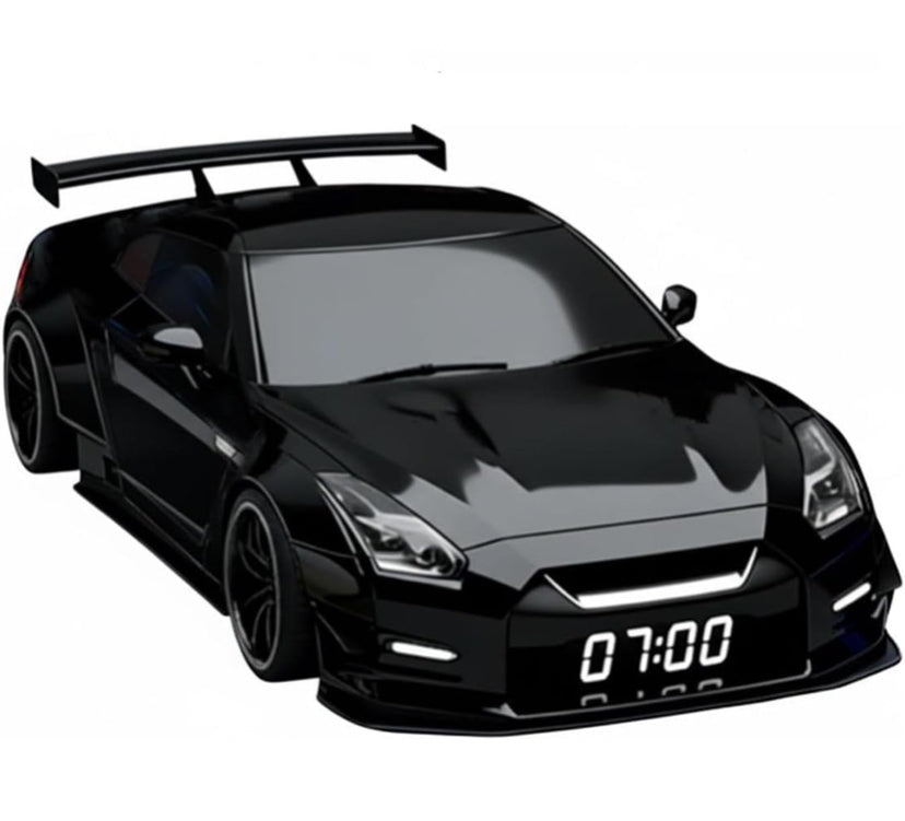 TurboGlow Sports Car Alarm Clock